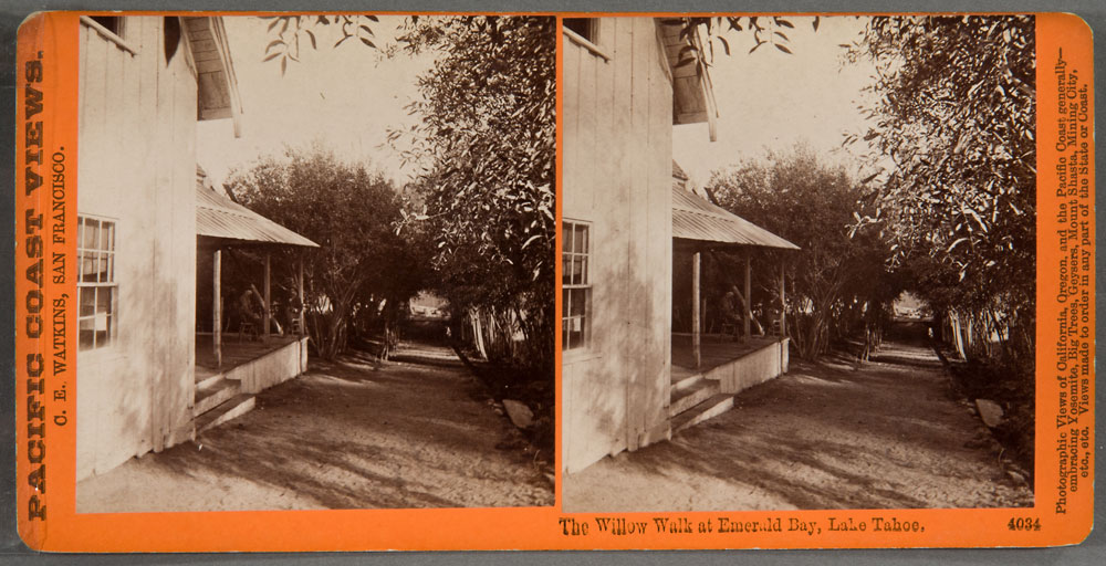 Watkins #4034 - The Willow Walk, at Emerald Bay, Lake Tahoe.