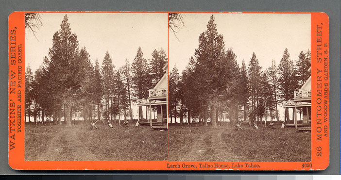 Watkins #4050 - Larch Grove, Tallac House, Lake Tahoe.