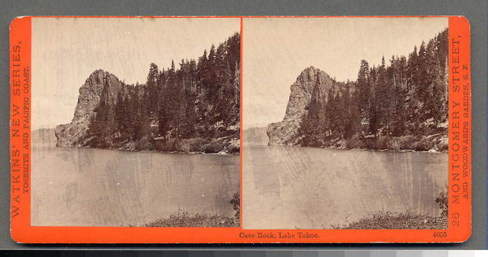 Watkins #4055 - Cave Rock, Lake Tahoe.