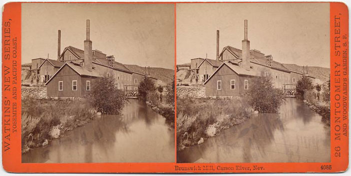 Watkins #4085 - Brunswick Mill, Carson River, Nev.