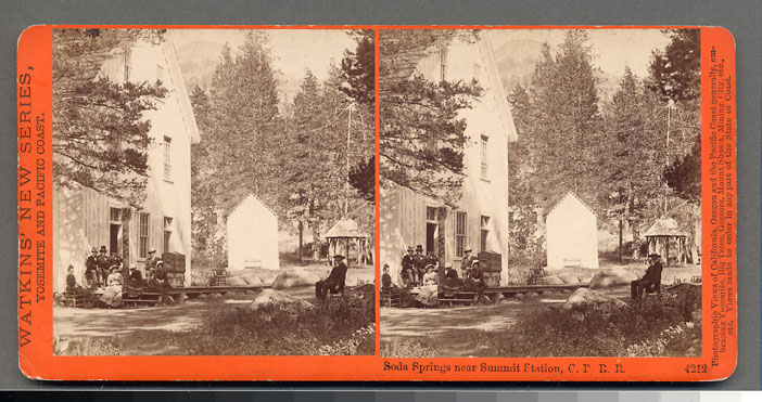 #4212 - Soda Springs near Summit Station, C.P.R.R., Cal.