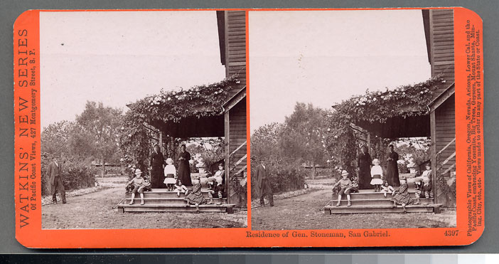 Watkins #4397 - Residence of Gen. Stoneman, San Gabriel, Cal.