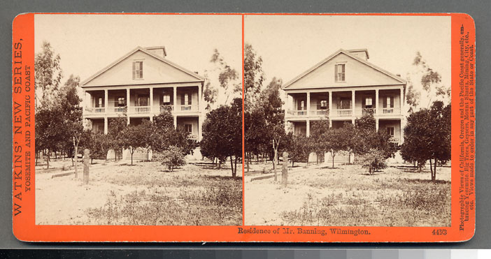 Watkins #4493 - Residence of Mr. Banning, Wilmington, Cal.