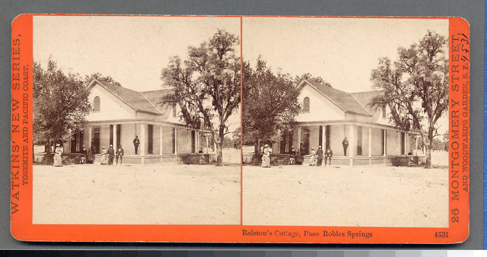 Watkins #4531 - Ralston's Cottage, Paso Robles Springs, Cal.