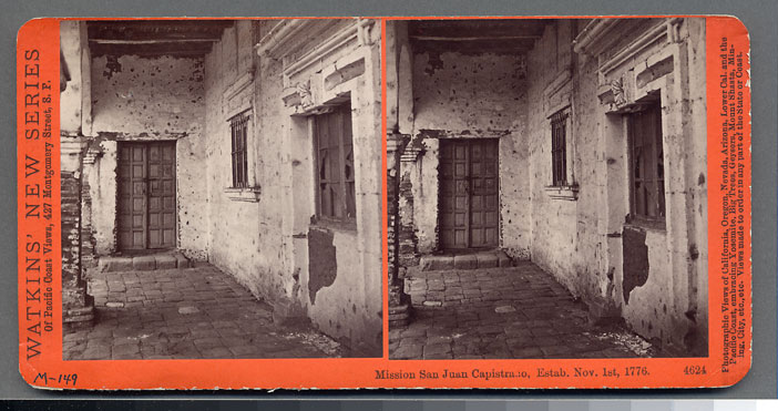 #4624 - Mission San Juan Capistrano, Estab. Nov. 1st, 1776, Cal.