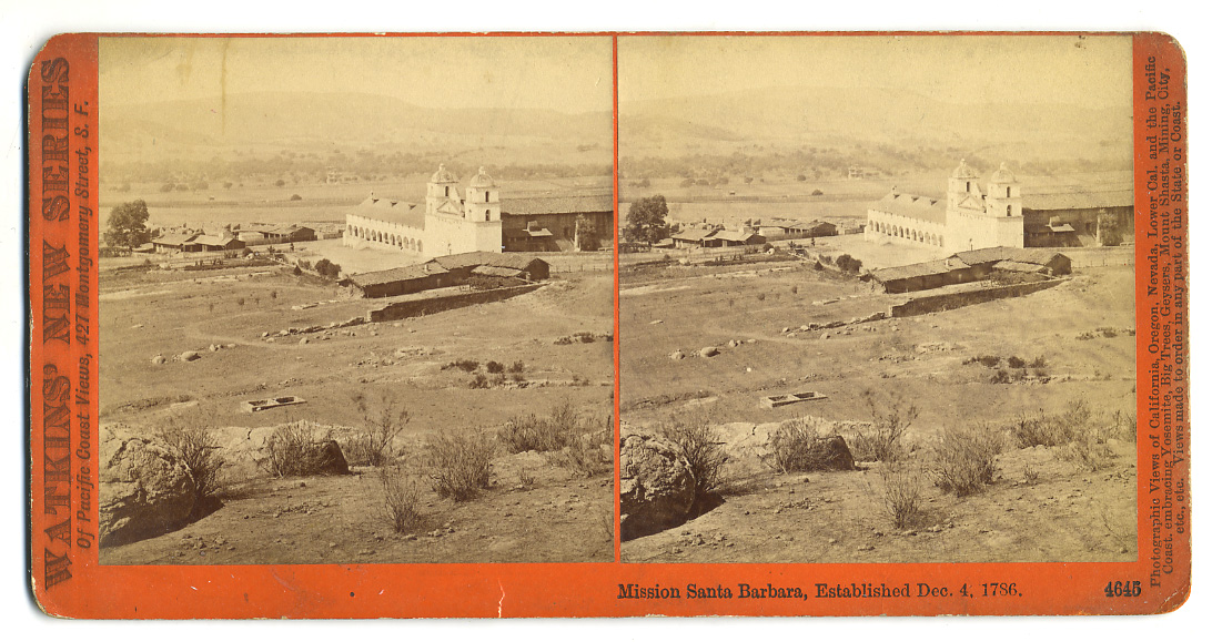 Watkins #4645 - Mission Santa Barbara, Established Dec. 4, 1786.