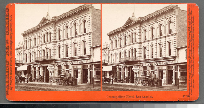 Watkins #4760 - Cosmopolitan Hotel, Los Angles, Cal.