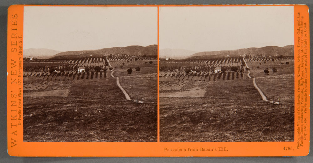 Watkins #4786 - Pasadena from Bacon's Hill, Cal.