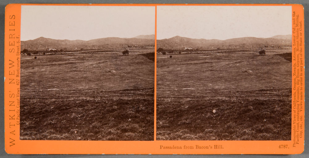 Watkins #4787 - Pasadena from Bacon's Hill, Cal.