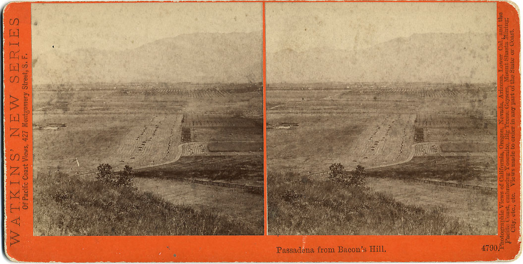 Watkins #4790 - Pasadena from Bacon's Hill, Cal.