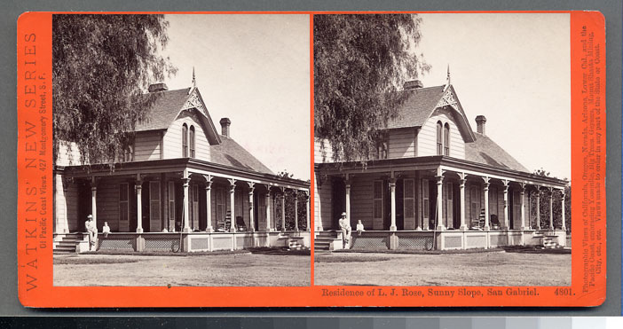 #4801 - Res. of L.J. Rose, Sunny Slope, San Gabriel, Cal.