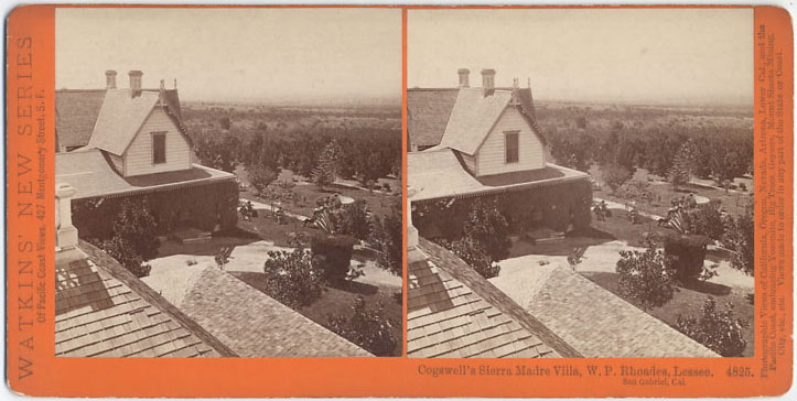 Watkins #4825 - Cogswell's Sierra Madre Villa, Los Angeles Co., Cal.