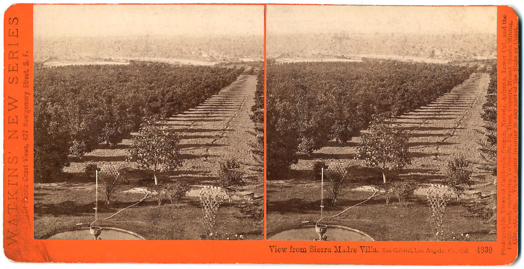 Watkins #4830 - View from Sierra Madre Villa, San Gabriel, Los Angeles Co., Cal.