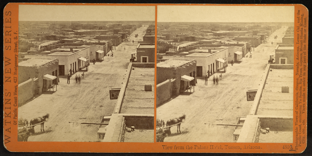 Watkins #4892 - View from the Palace Hotel, Tucson, Arizona.