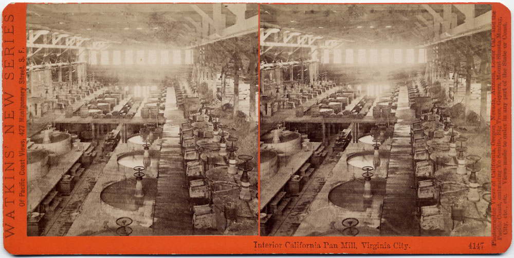 Watkins #4147 - Interior California Pan Mill, Virginia City, Nev.