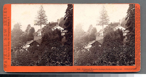 #5022 - Glenwood Magnetic Springs, Santa Cruz Co.. Cal., Hubert & Luff, Proprietors.
