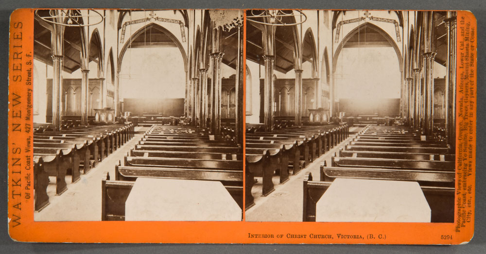 Watkins #5294 - Interior of Christ Church, Victoria, (B.C.).