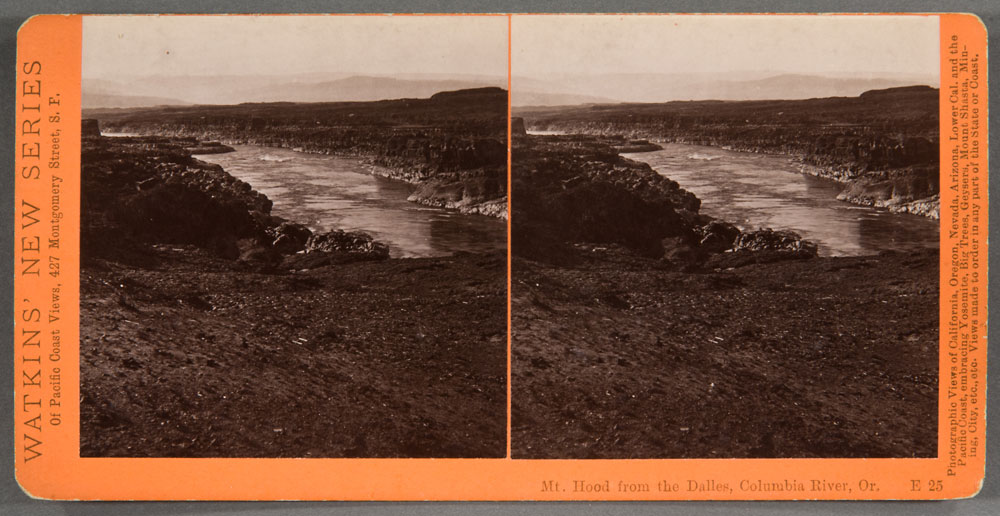 Watkins #E25 - Mt. Hood from the Dalles, Columbia River Scenery, Oregon