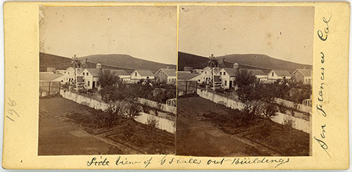 Unnumbered View - Side View of G S Halls Out buildings