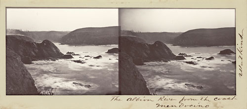 Unnumbered View - The Albion River from the Coast, Mendocino