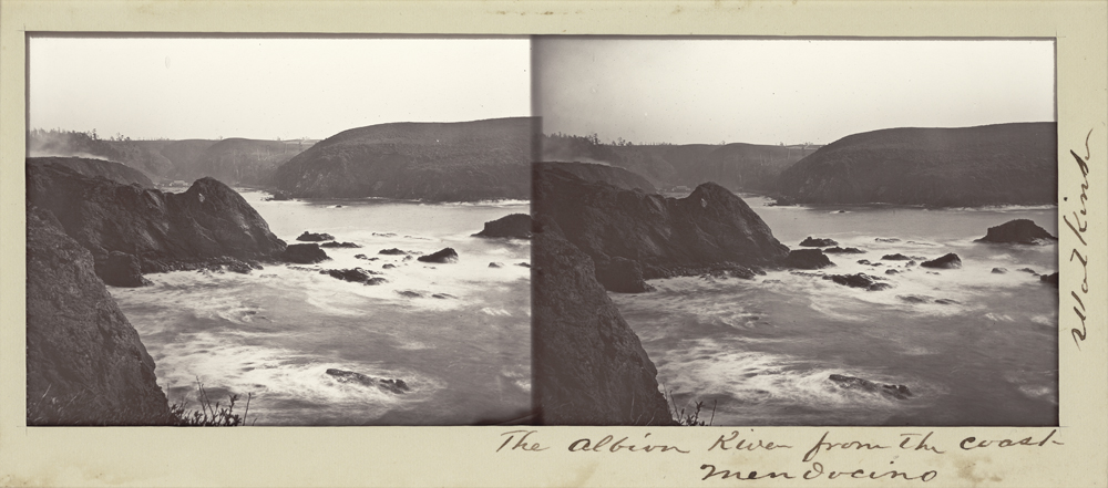 Watkins Unnumbered View - The Albion River from the Coast, Mendocino