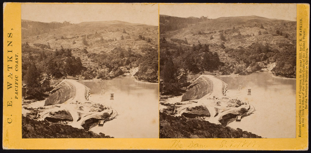 Watkins Unnumbered View - The Dam, S.V.W.W.