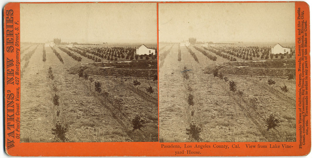 Watkins #4780 - Pasadena, Los Angeles County, Cal. View from Lake Vineyard House.
