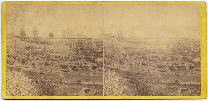 Watkins #27 - Trestle near Lovell's Ranch, 40 miles from Sacramento