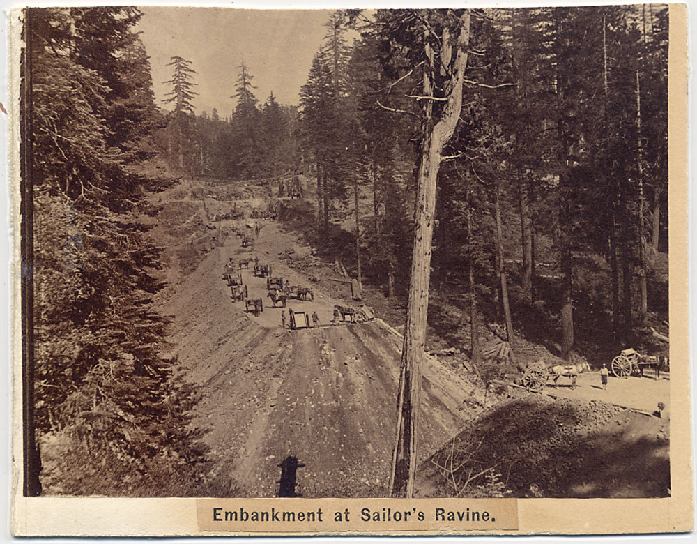 Watkins #90 - Bank and Cut at Sailor's Spur. 80 miles from Sacramento