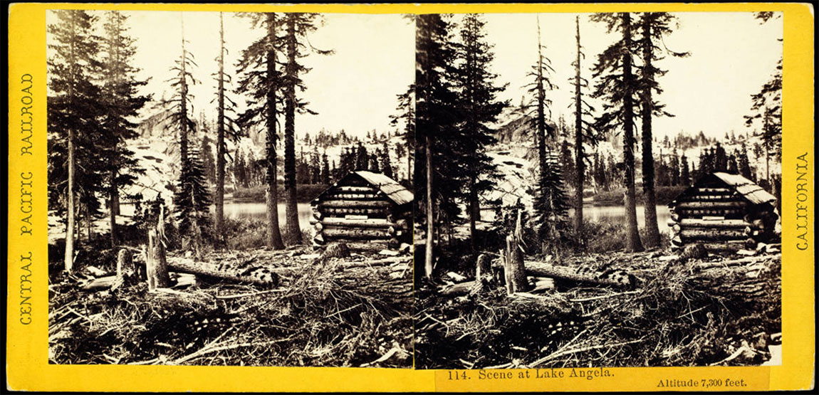 Watkins #114 - Scene at Lake Angela. Altitude 7,300 feet