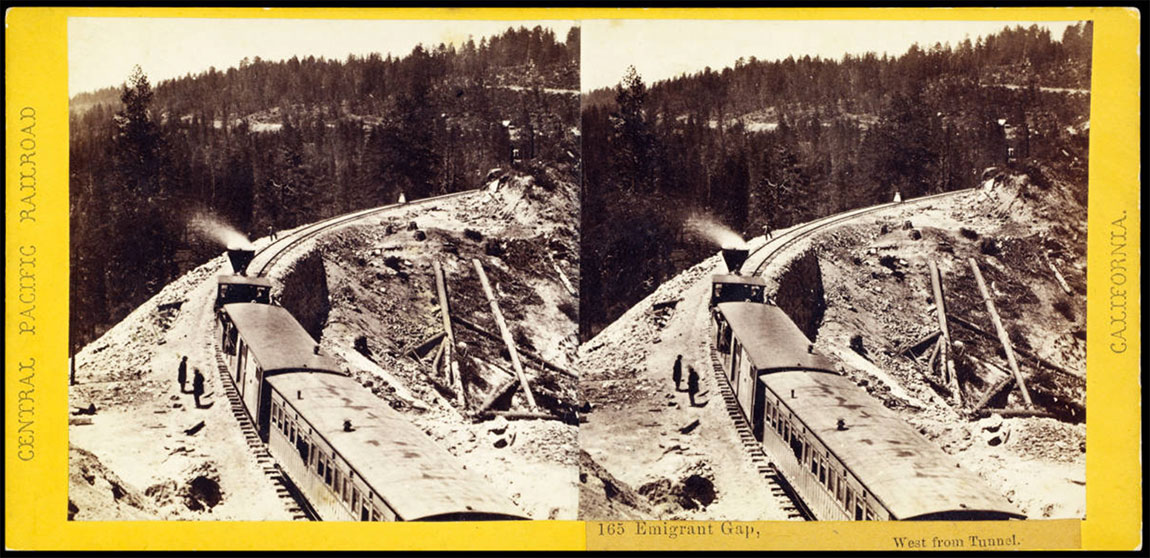 Watkins #165 - Emigrant Gap, West from tunnel