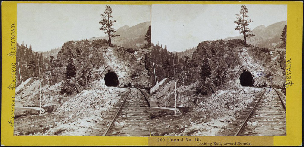 Watkins #269 - Tunnel No. 15, Looking East, towards Nevada