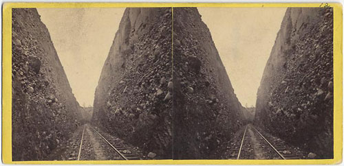 #12 - Bloomer Cut, 63 feet high, looking West