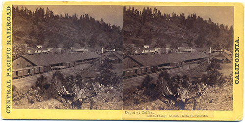 #35 - Depot at Colfax. 500 feet long. 55 miles from Sacramento