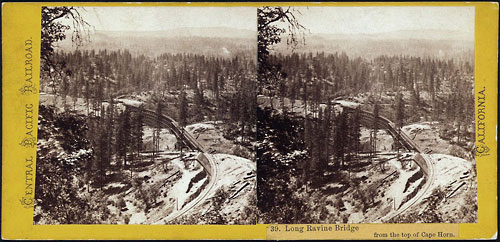 #39 - Long Ravine Bridge, from top of Cape Horn