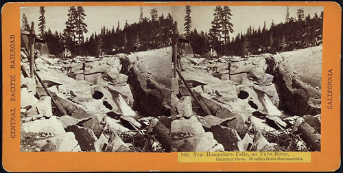 #106 - New Hampshire Rocks on Yuba River. Summer View. 96 miles from Sacramento