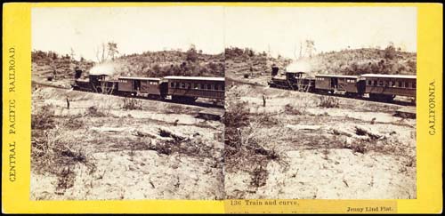 #136 - Train and Curve - Jenny Lind Flat