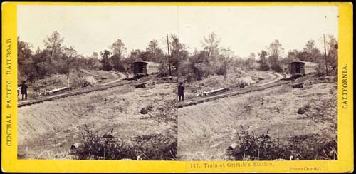 #147 - Train at Griffith's Station, Placer County