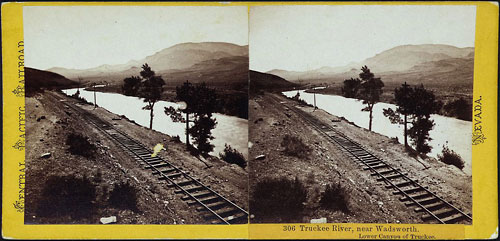 #306 - Truckee River, near Wadsworth. Lower Canyon of the Truckee
