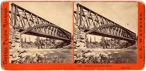 #274 - Bridge over the Truckee River. Eagle Gap