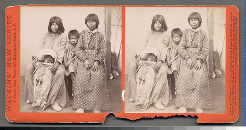 #282 - Piute Squaws and Children, at Reno