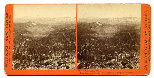 #191 - Summit Valley, from Emigrant Mount. Alt. 8,200 feet, looking toward Cisco
