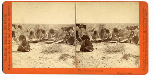 #324 - Shoshone Indians, Humboldt Plains