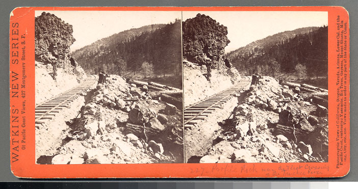 Watkins #227 - Profile Rock, near the First Crossing of the Truckee River