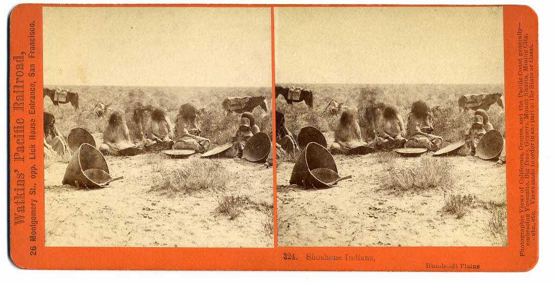 Watkins #324 - Shoshone Indians, Humboldt Plains