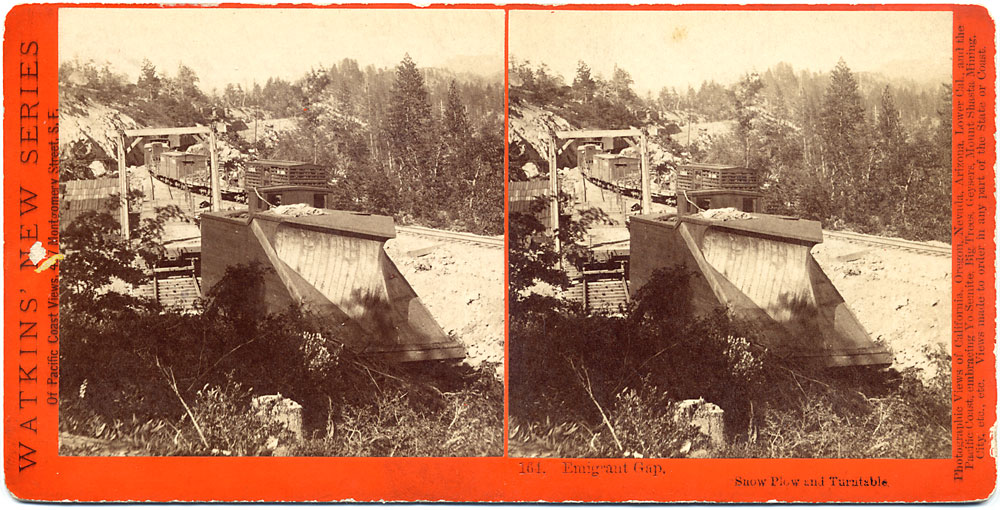 Watkins #164 - Emigrant Gap, Snow Plow and Turntable