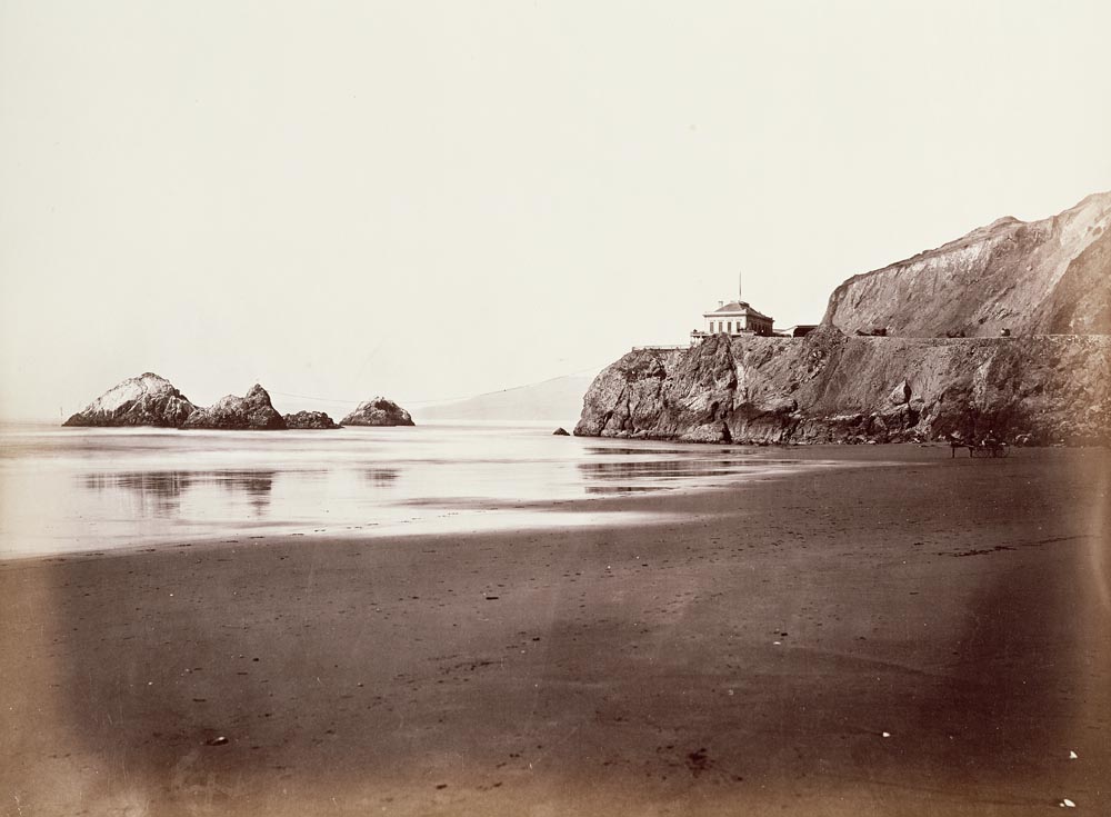 Watkins #295 - The Cliff House from the Beach, San Francisco