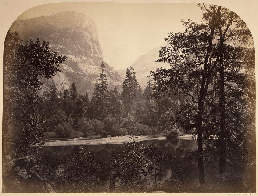 Watkins #72 - Mirror Lake  and Mount Watkins, Yosemite