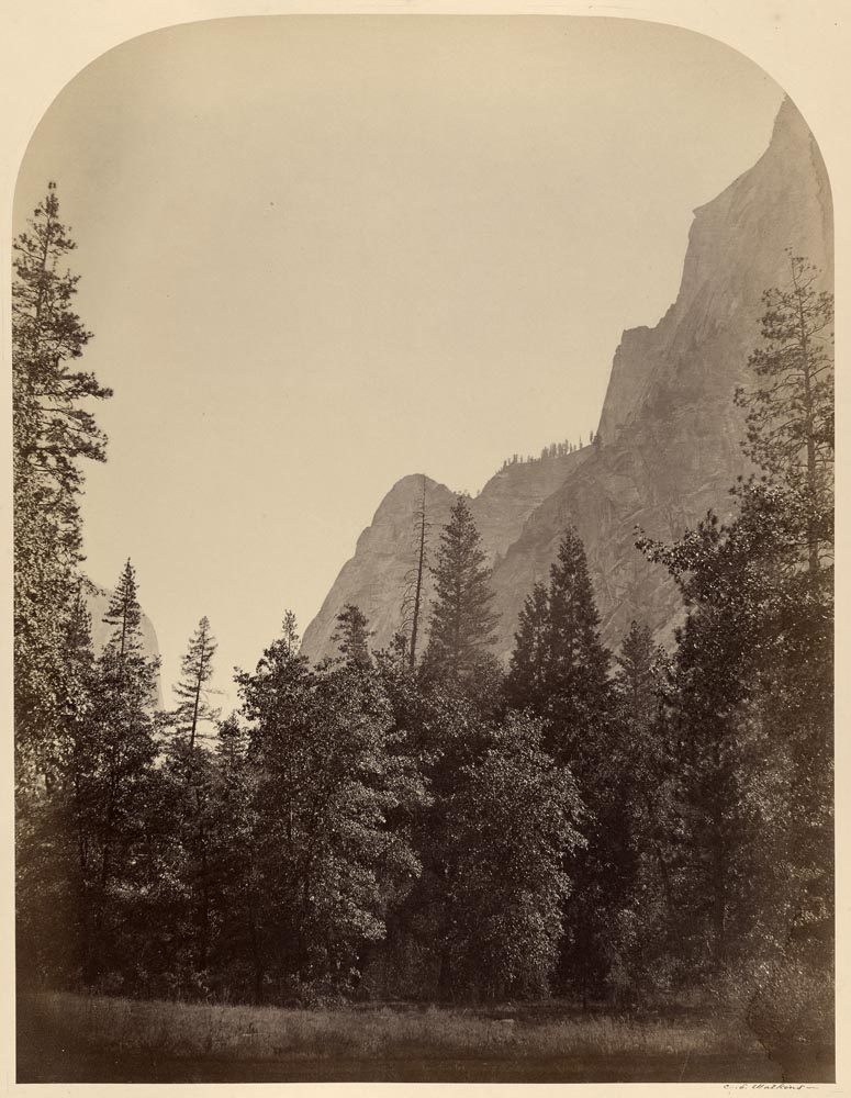 Watkins #83 - Outline View of Half Dome, Yosemite