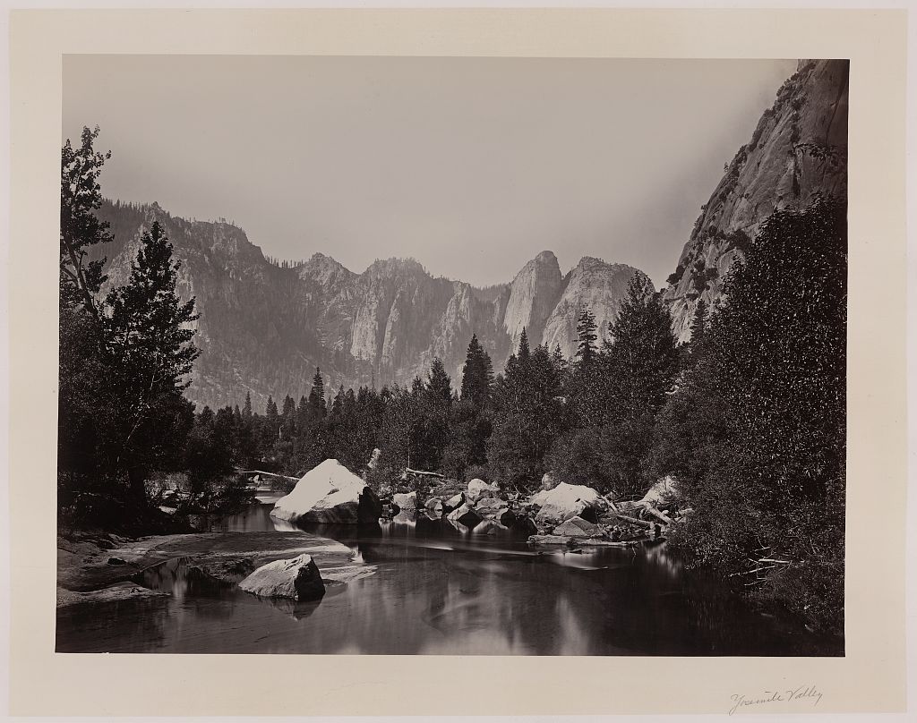 #42 - View of the Merced—Cathedral Rock in distance